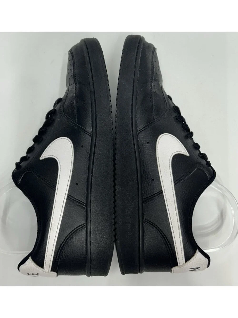 Nike Court Vision Low Next Nature Mens Size 9.5 EU43 Black White FZ0630-010